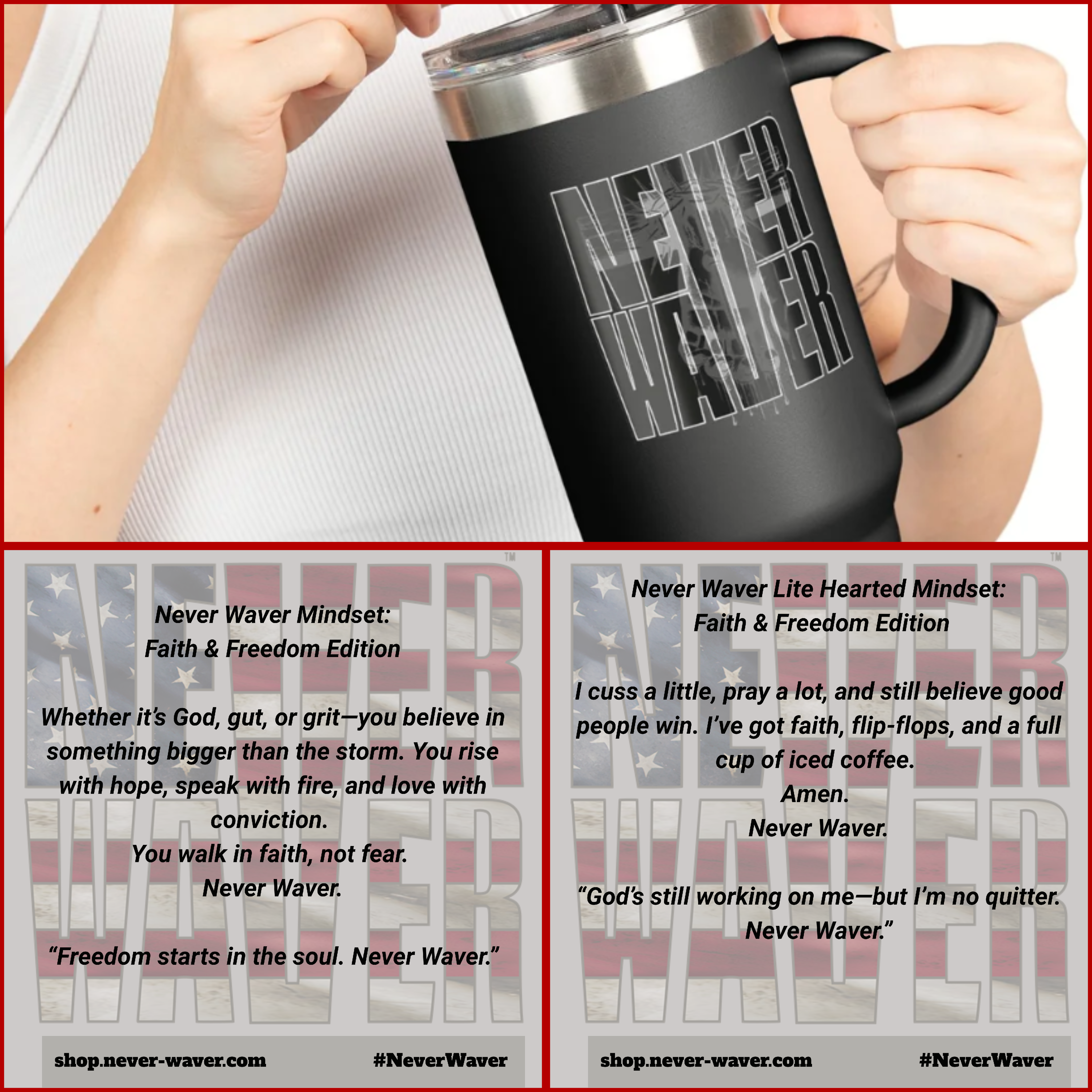 Never Waver Faith & Freedom - Never Waver