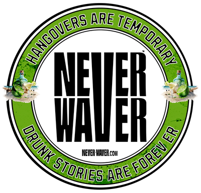 Never Waver Hangovers Are Temporary Drunk Stories Are Forever: funny graphic tees, sarcastic shirts, humorous hoodies, adult humor clothing, Never Waver brand, bold apparel, edgy sayings, funny t-shirts for men and women, attitude clothing