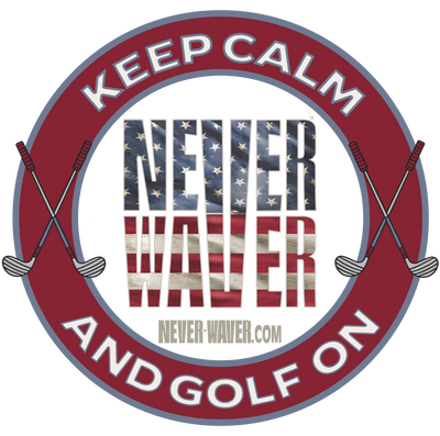 Keep Calm And Golf On is an American-made clothing brand built on grit, pride, and perseverance. Every piece—stitched with bold design and red, white, and blue spirit—honors those who stand tall, stay true, and Never Waver.