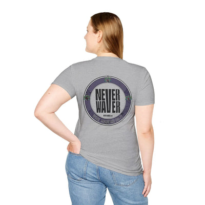 Never Waver Wine Made Me Do It Unisex Soft style T-Shirt - Never Waver