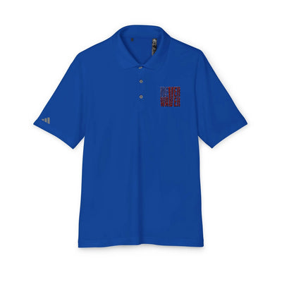 Never Waver Embroidered adidas Unisex Performance Polo - Never Waver