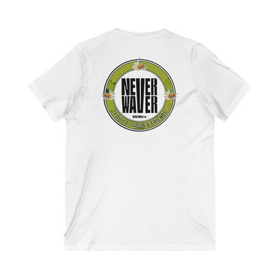 Unisex V-Neck Tee - Never Waver Tequila, Tacos, & Friends T-Shirt - Never Waver