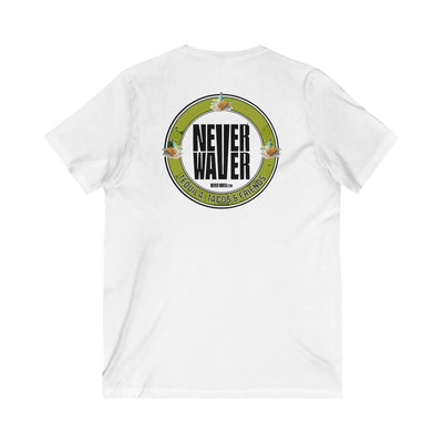 Unisex V-Neck Tee - Never Waver Tequila, Tacos, & Friends T-Shirt - Never Waver
