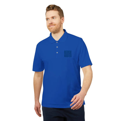 Performance Polo Shirt - "NEVER WAVER" Design - Never Waver