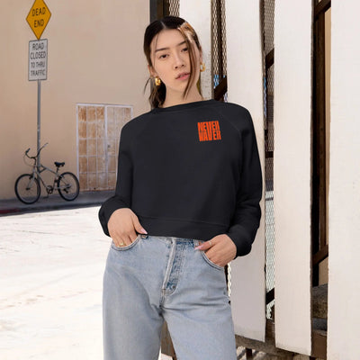 Never Waver Oh Honey I am that Mom Women's Cropped Fleece Pullover - Never Waver