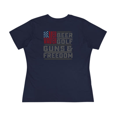 Never Waver Golf Women's Cotton Tee - Never Waver