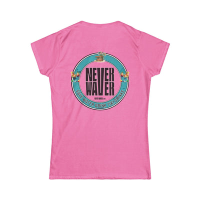 Never Waver Save Water Drink Tiki Drinks Women's Soft Style Tee - - Never Waver