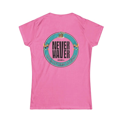 Never Waver Save Water Drink Tiki Drinks Women's Soft Style Tee - - Never Waver