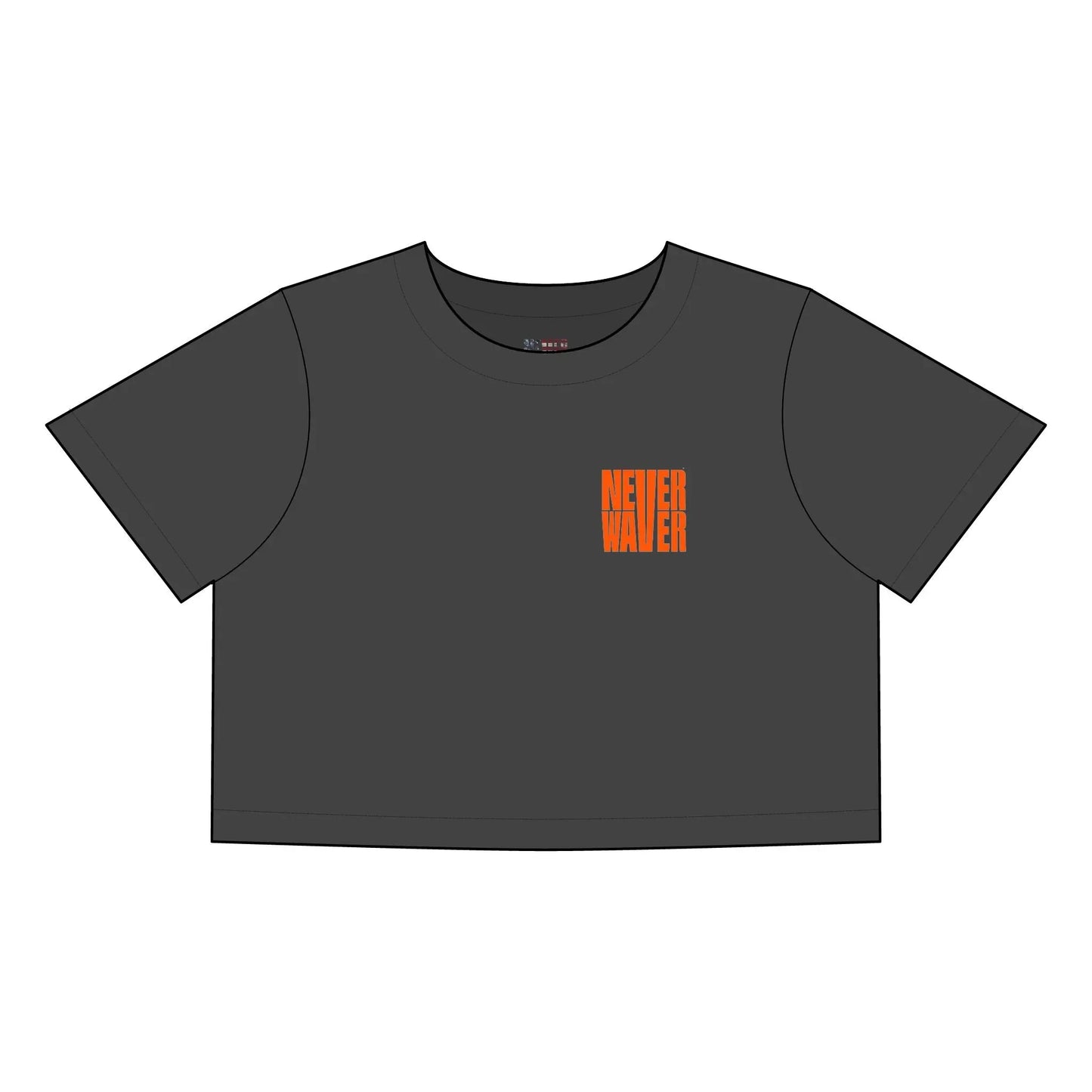 Women's Best Mom Ever Faded Crop Tee | Cute Gift for Mother's Day - Never Waver