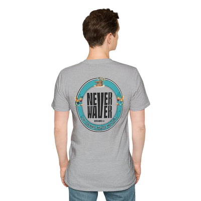 Never Waver Tiki Drinks Made Me Do It? Unisex Soft style T-Shirt - Never Waver
