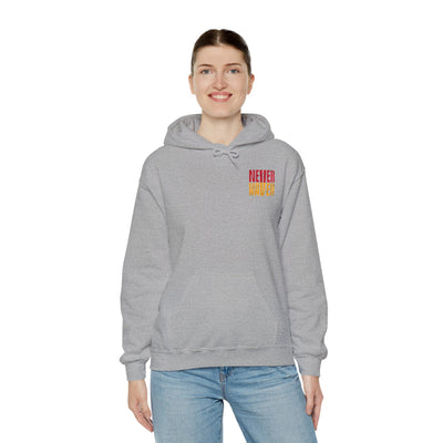 Kansas Fans Never Waver Unisex Heavy Blend™ Hooded Sweatshirt - Never Waver