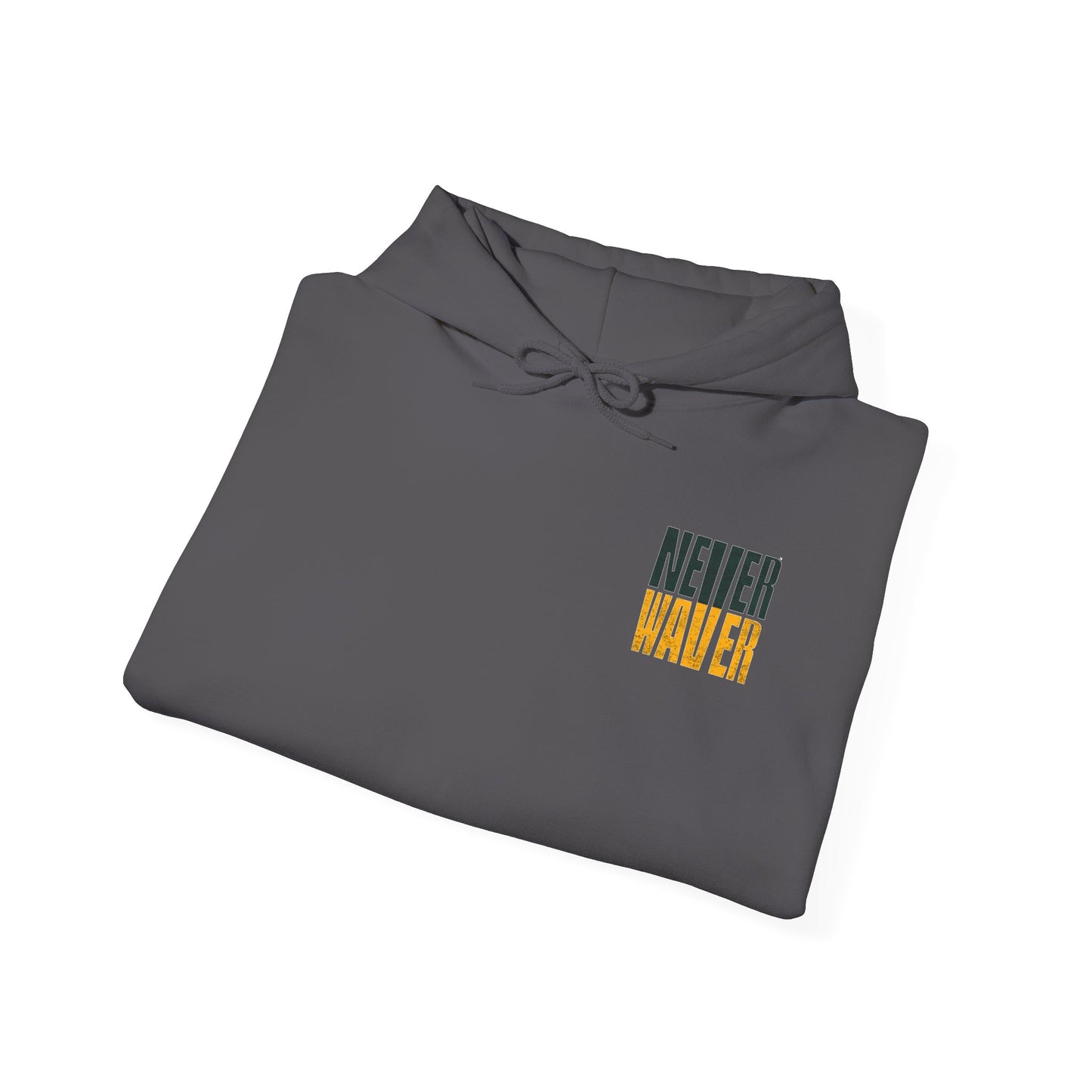 Never Waver Unisex Hoodie - Green Bay Fans Sweatshirt - Never Waver