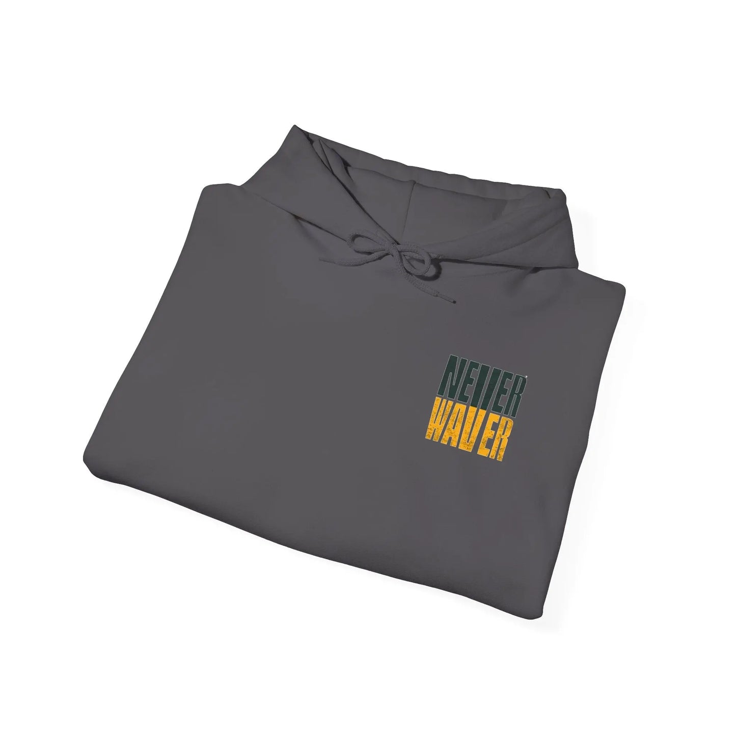 Never Waver Unisex Hoodie - Green Bay Fans Sweatshirt - Never Waver