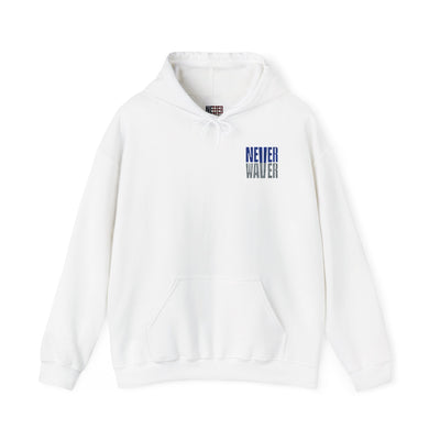 Never Waver Unisex Hoodie - Inspirational Heavy Blend Sweatshirt - Never Waver