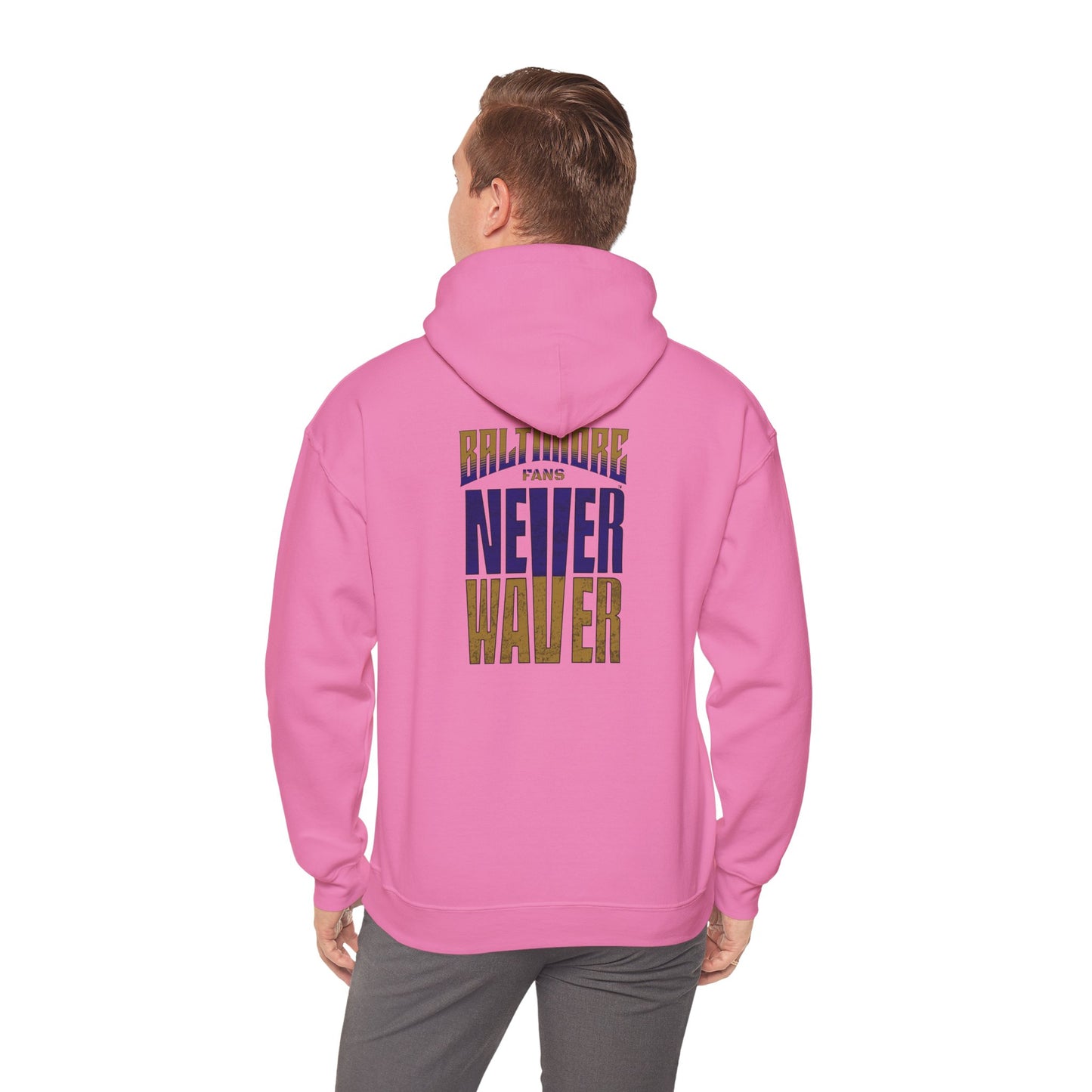 Unisex Heavy Blend™ Hooded Sweatshirt - Baltimore Fans Never Waver - Never Waver