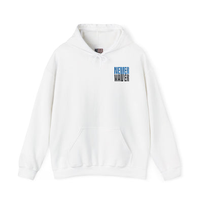 Unisex Heavy Blend™ Hooded Sweatshirt - Never Waver Carolina Fans w Leopard Football - Never Waver