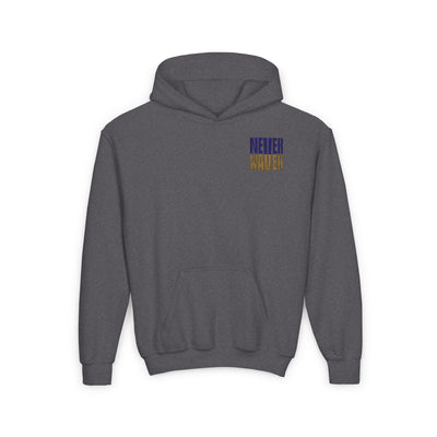 Baltimore Fans Never Waver Youth Heavy Blend Hooded Sweatshirt - Never Waver