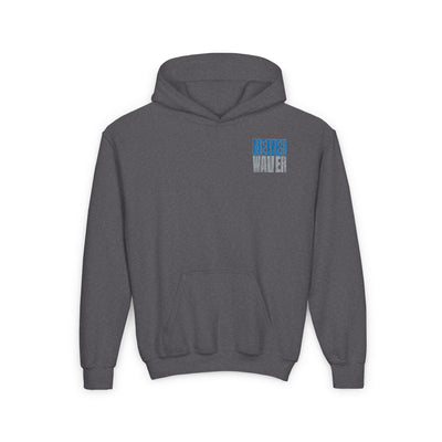Detroit Fans Never Waver Youth Heavy Blend Hooded Sweatshirt - Never Waver