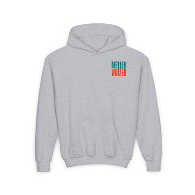 Miami Fans Never Waver Youth Heavy Blend Hooded Sweatshirt - Never Waver