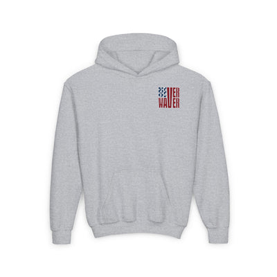 New York Fans Never Waver Youth Heavy Blend Hooded Sweatshirt - Never Waver