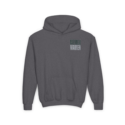 Philadelphia Fans Never Waver Youth Heavy Blend Hooded Sweatshirt - Never Waver