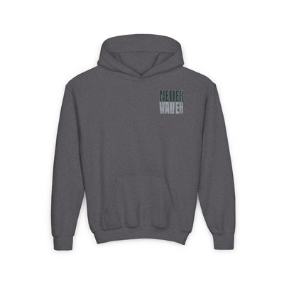 Philadelphia Fans Never Waver Youth Heavy Blend Hooded Sweatshirt - Never Waver