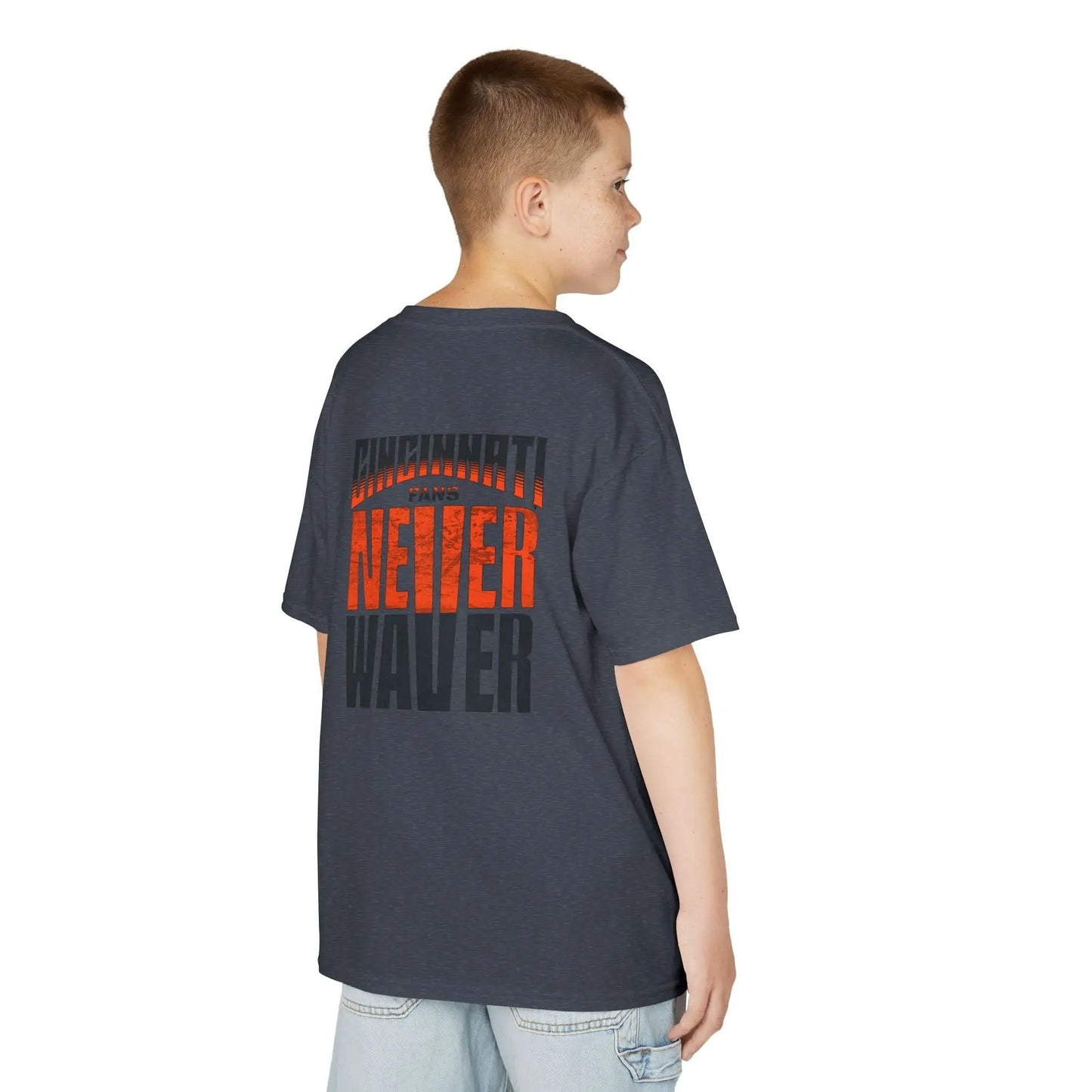 Cincinnati Fans Never Waver Kids Heavy Cotton™ Tee - Never Waver