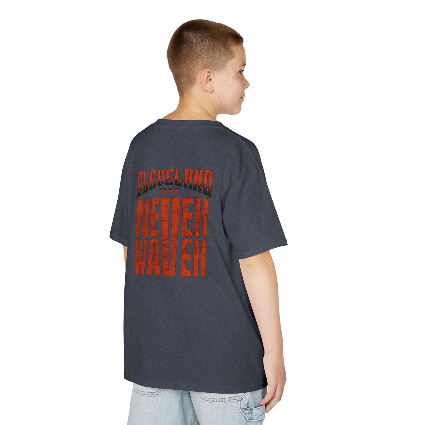 Cleveland Fans Never Waver Kids Heavy Cotton™ Tee - Never Waver