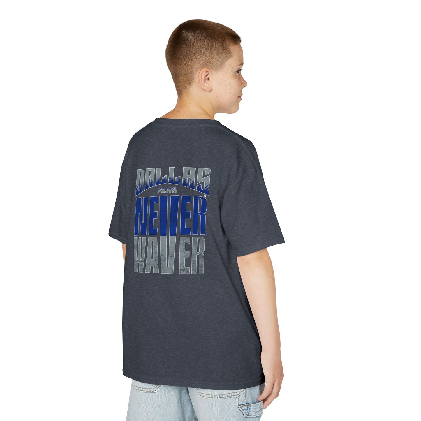 Dallas Fans Never Waver Kids Heavy Cotton™ Tee - Never Waver