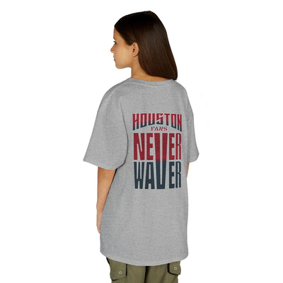 Houston Fans Never Waver Kids Heavy Cotton™ Tee - Never Waver