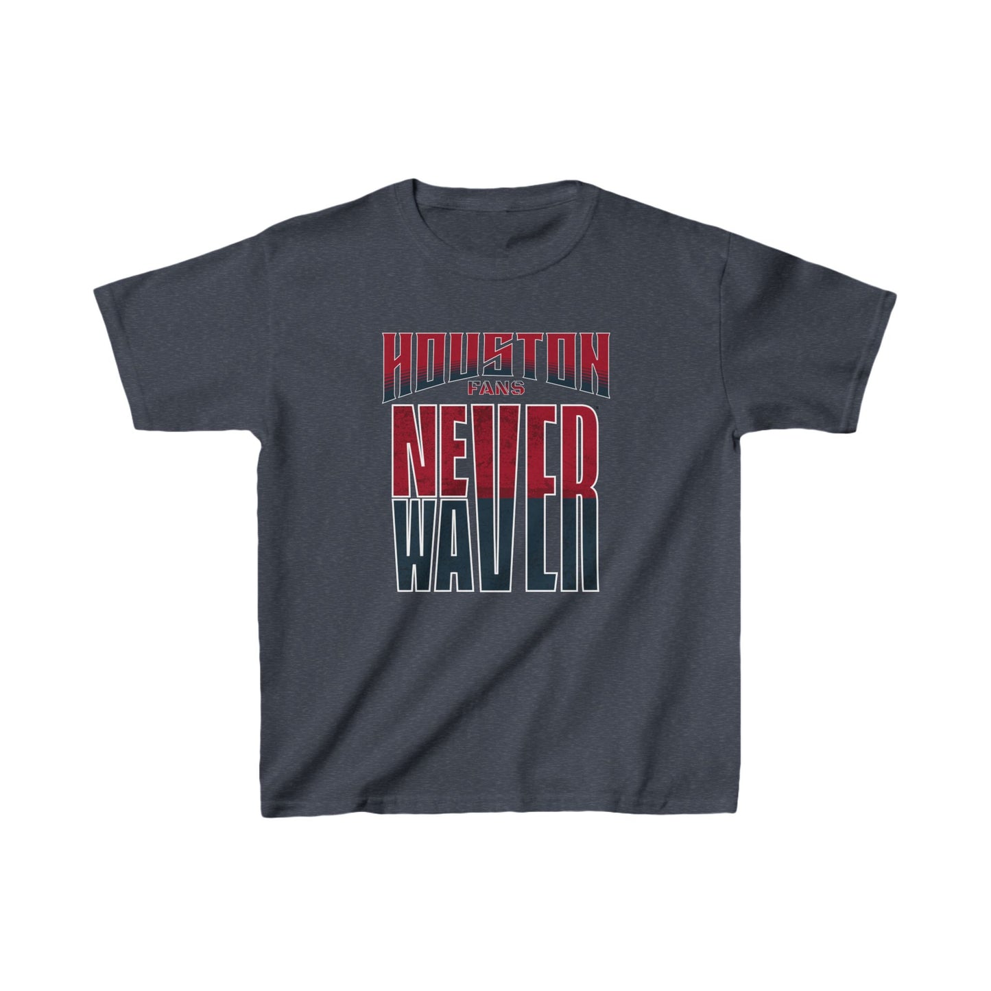 Huston Fans Never Waver Kids Heavy Cotton™ Tee - Never Waver