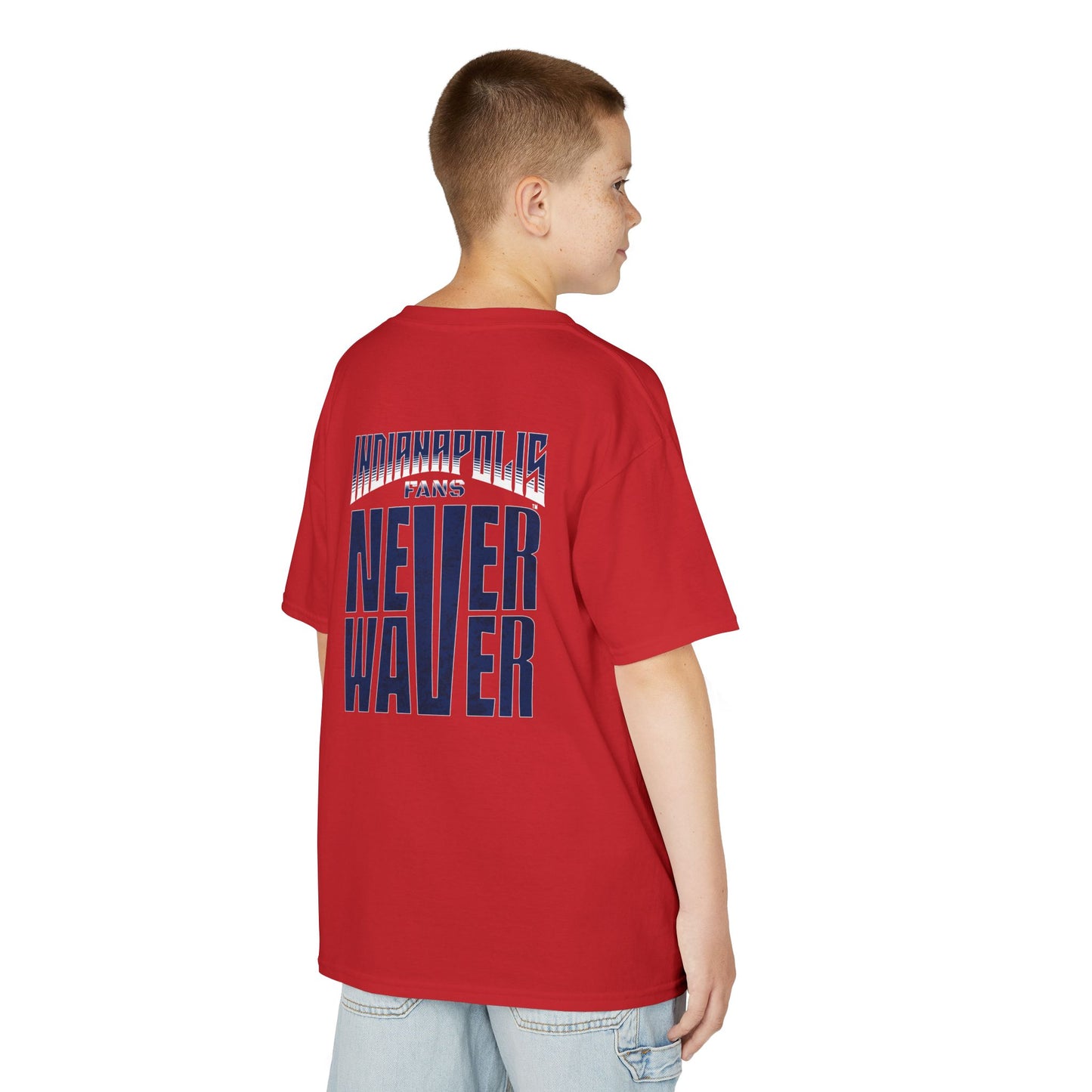Indianapolis Fans Never Waver Kids Heavy Cotton™ Tee - Never Waver