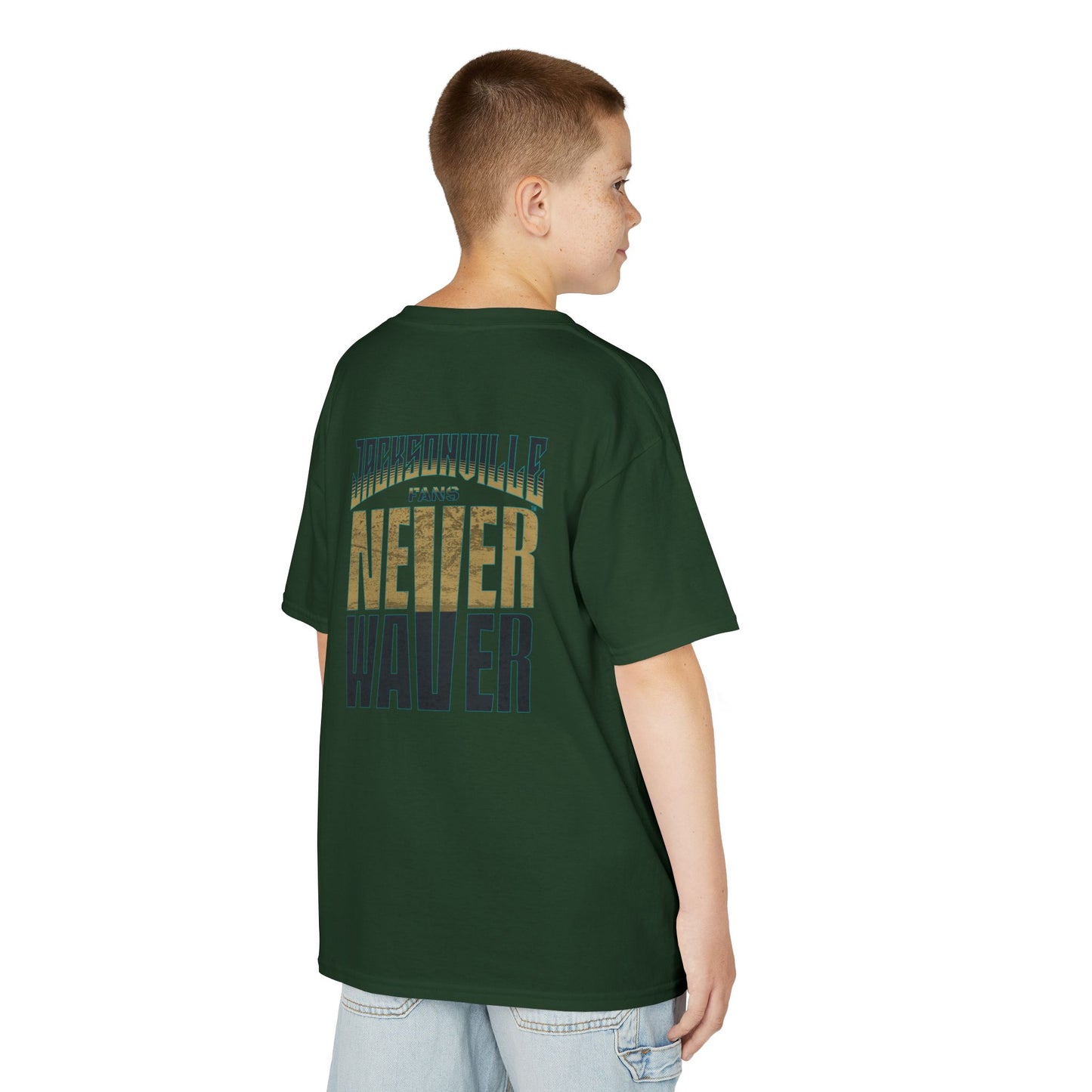 Jacksonville Fans Never Waver Kids Heavy Cotton™ Tee - Never Waver