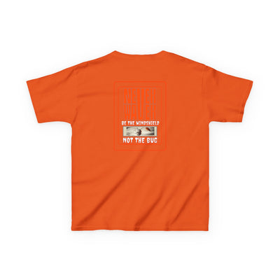 Kids Heavy Cotton™ Tee -Never Waver be the Windshield- Stylish, Comfortable Everyday Wear - Never Waver