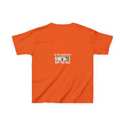 Kids Heavy Cotton™ Tee -Never Waver be the Windshield- Stylish, Comfortable Everyday Wear - Never Waver