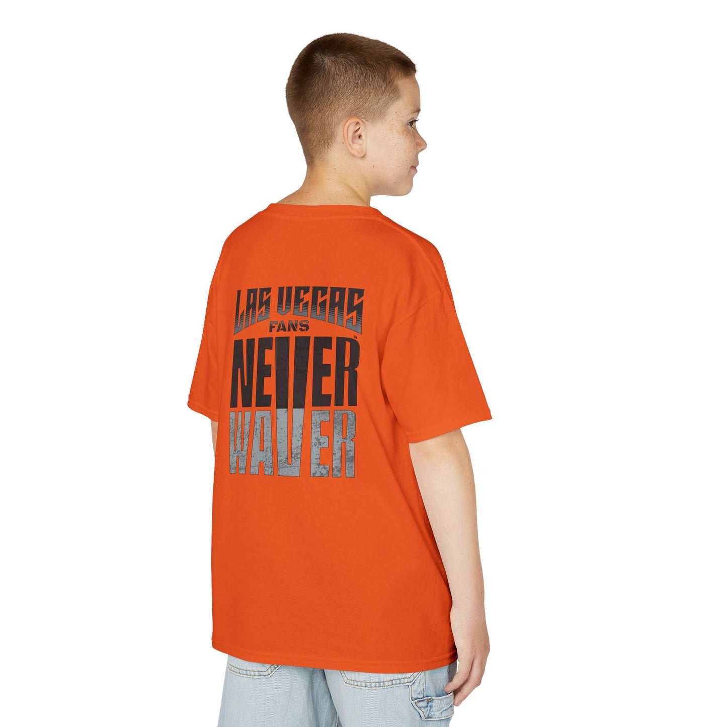 Las Vegas Fans Never Waver Kids Heavy Cotton™ Tee - Never Waver