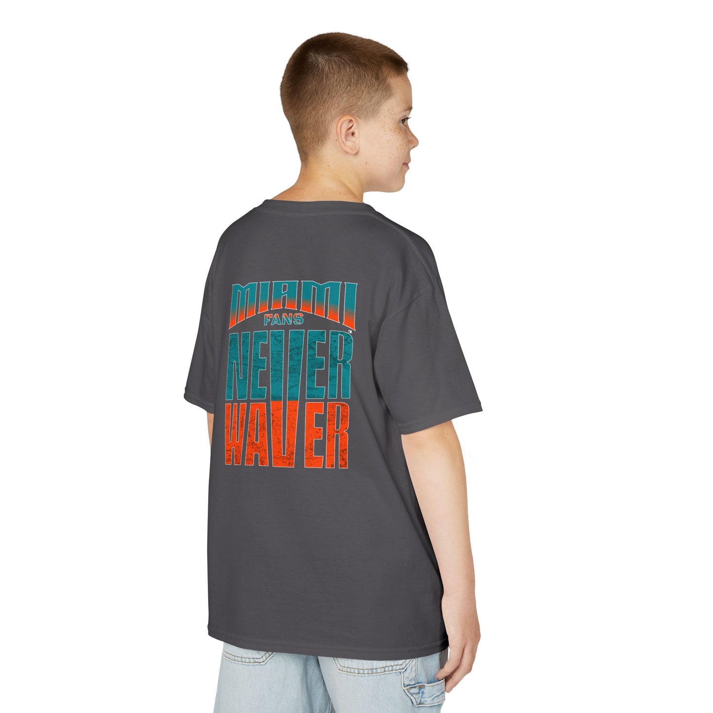 Miami Fans Never Waver Kids Heavy Cotton™ Tee - Never Waver