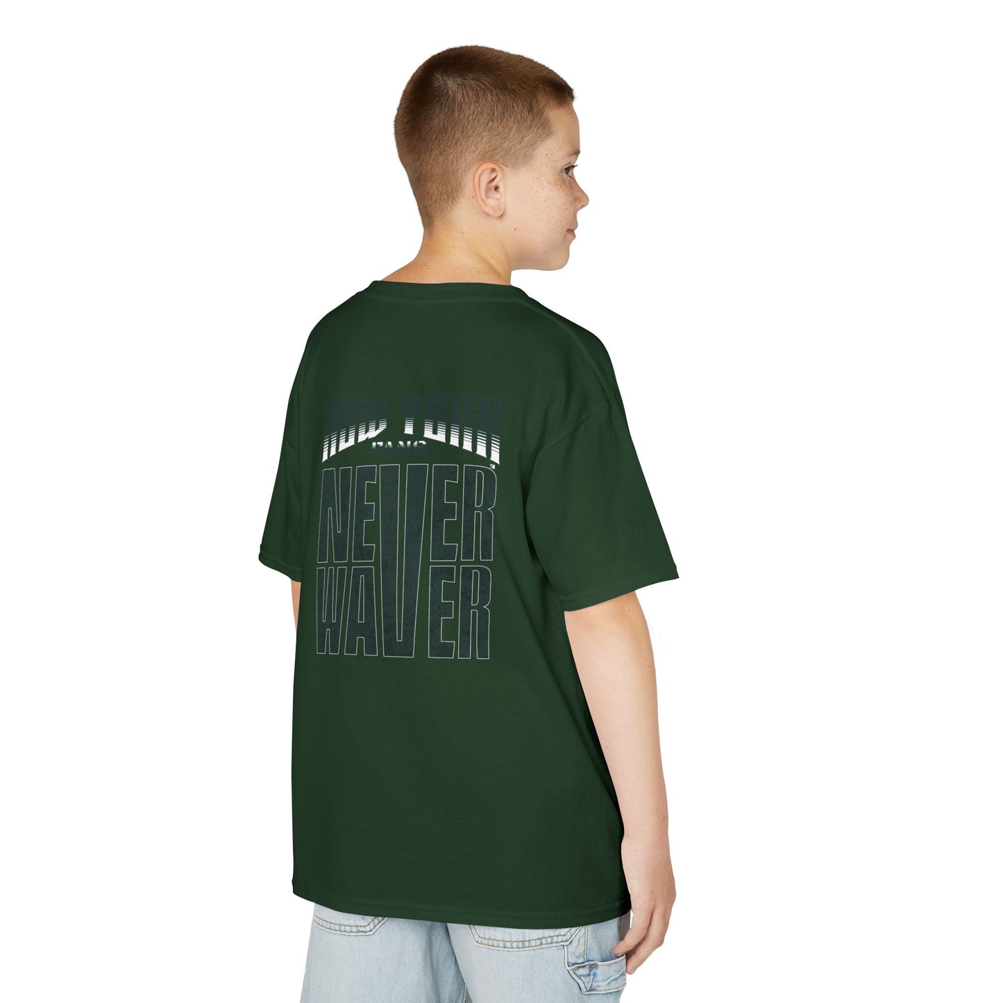 New York Fans Never Waver Kids Heavy Cotton™ Tee - Never Waver