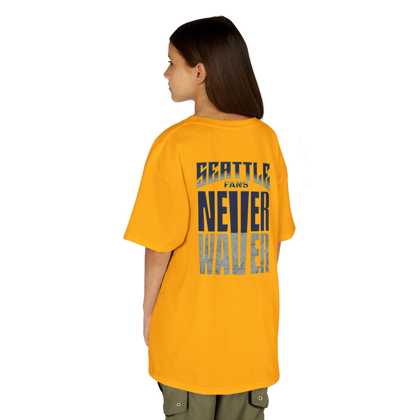 Seattle Fans Never Waver Kids Heavy Cotton™ Tee - Never Waver