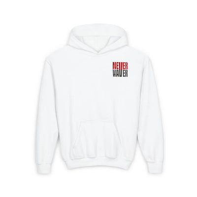 Youth Heavy Blend Hooded Sweatshirt - Never Waver Tampa Bay Fans - Never Waver