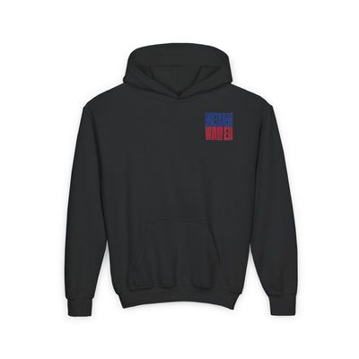 Youth 'Never Waver' Hooded Sweatshirt – Perfect for Buffalo Fans - Never Waver