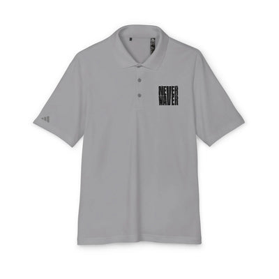 Never Waver Embroidered adidas Unisex Performance Polo - Never Waver