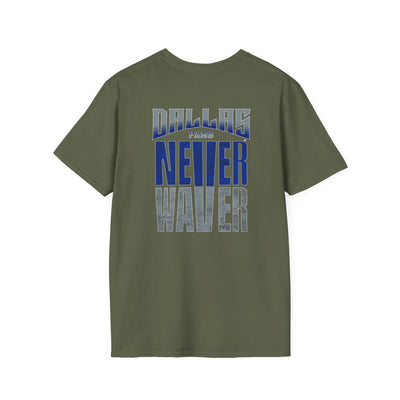 Dallas Fans Never Waver Unisex Softstyle T-Shirt - Never Waver
