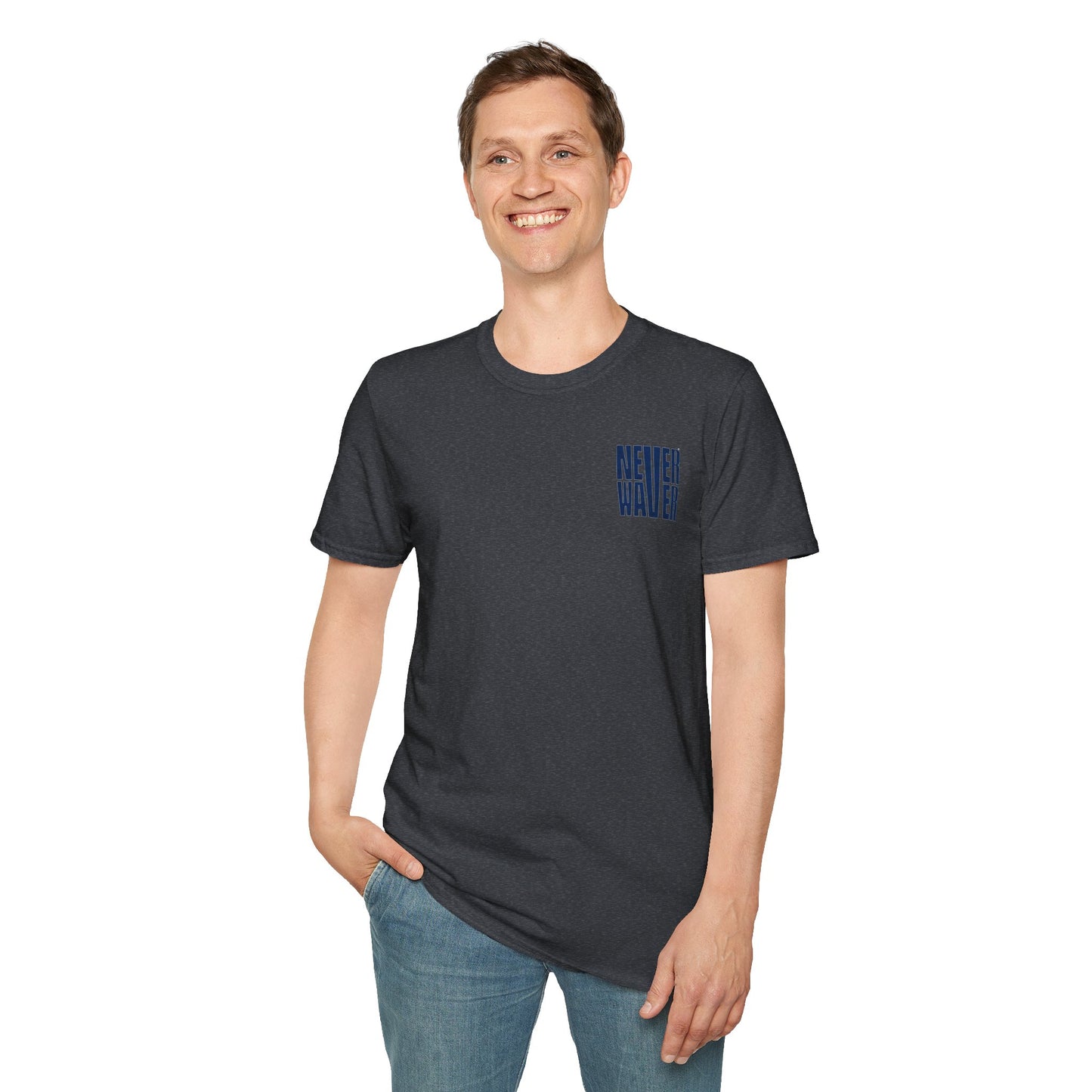 Indianapolis Fans Never Waver Unisex Softstyle T-Shirt - Never Waver