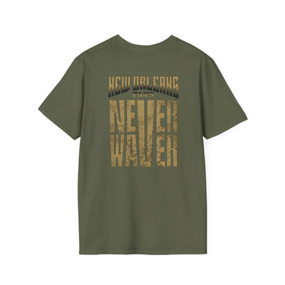 New Orleans Fans Never Waver Unisex Softstyle T-Shirt - Never Waver