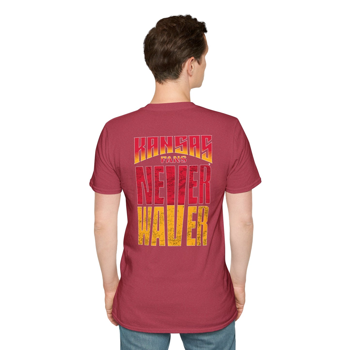 Kansas Fans Never Waver T-Shirt - Never Waver