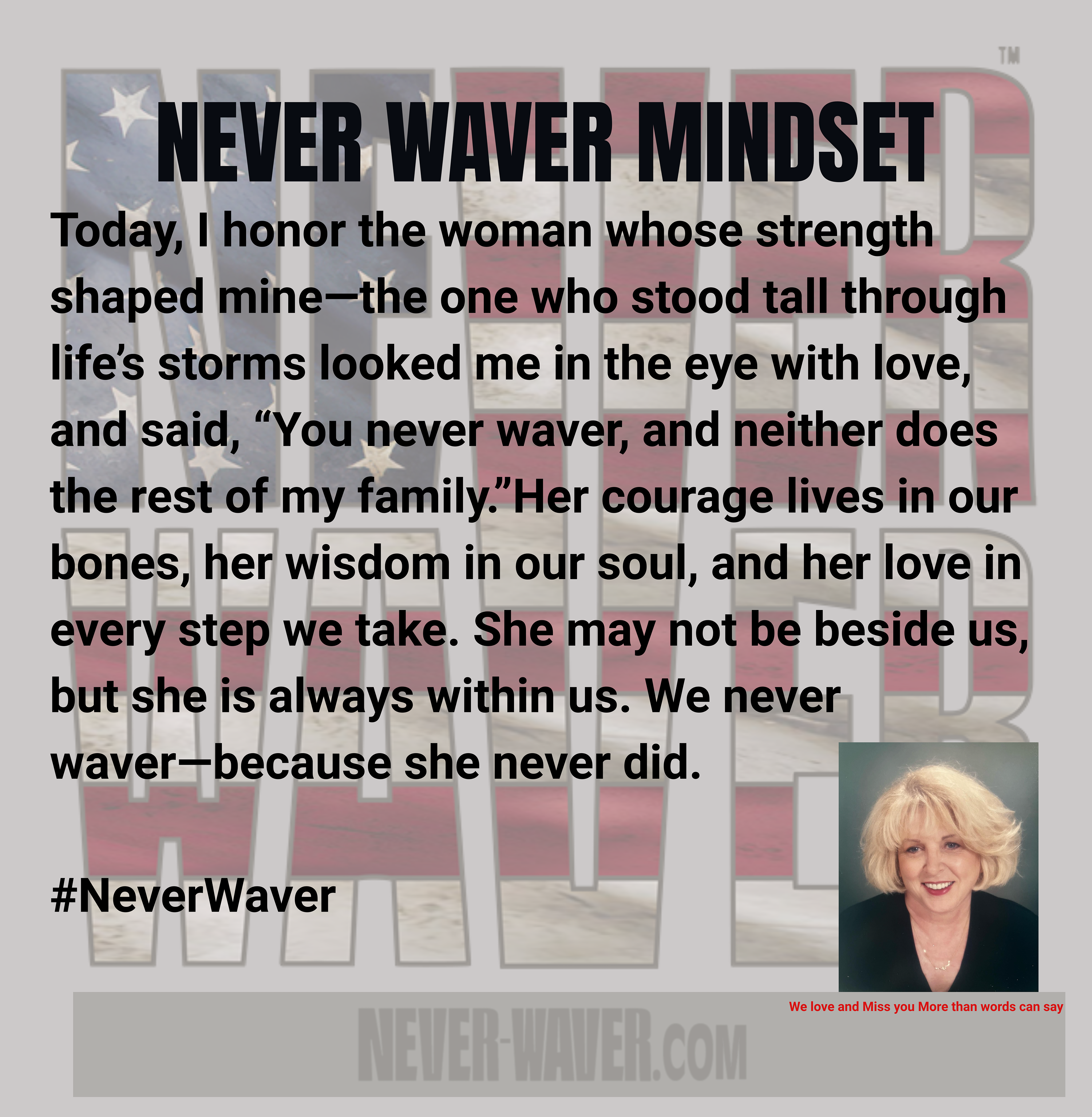 Never Waver Mindset May 6