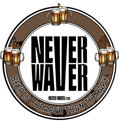 Never Waver Beer Is cheaper Than Therapy funny graphic tees, sarcastic shirts, humorous hoodies, adult humor clothing, Never Waver brand, bold apparel, edgy sayings, funny t-shirts for men and women, attitude clothing