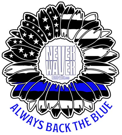 True Americans Never Waver. They Always Back The Blue True Americans Never Waver. They Always Back The Blue is an American-made clothing brand built on grit, pride, and perseverance. Every piece—stitched with bold design and red, white, and blue spirit