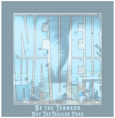 Never Waver Be The Tornado Not the Trailer Park Made for the ones who tell it like it is, laugh through the chaos, and wear their attitude proudly. This isn’t just clothing — it’s therapy with better fabric.     Laugh loud. Live bold. Never Waver.